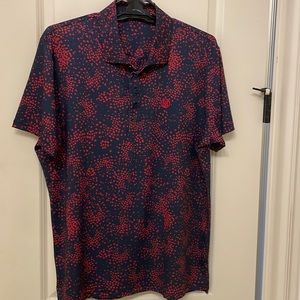 G/fore mens polo red and blue great condition size L